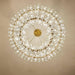 Mira Double Ring Crystal Chandelier.