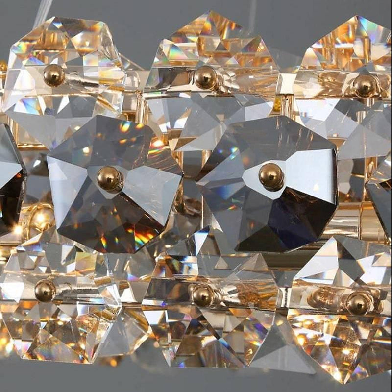 Monte Crystal Wheel Chandelier-DWHOME