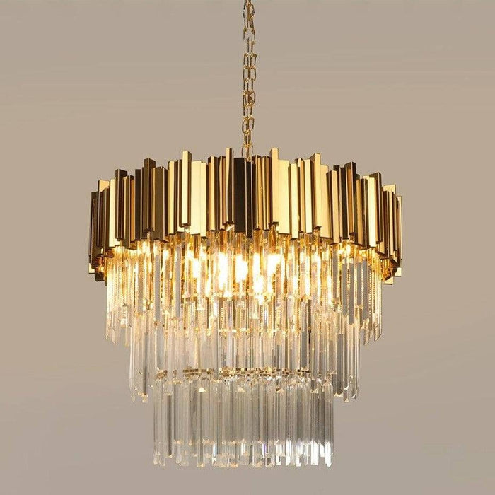 Gio 4-Tier Crystal Chandelier.