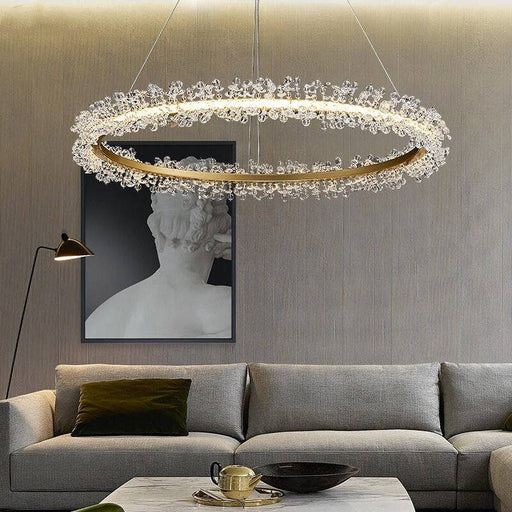 Capri Crystal Modern Chandelier.