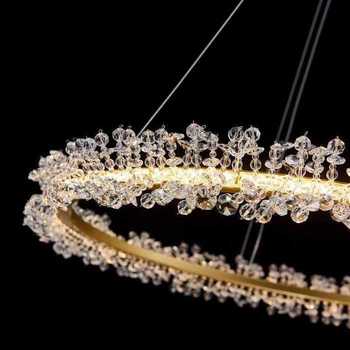 Capri Crystal Modern Chandelier.