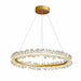 Capri Crystal Modern Chandelier.