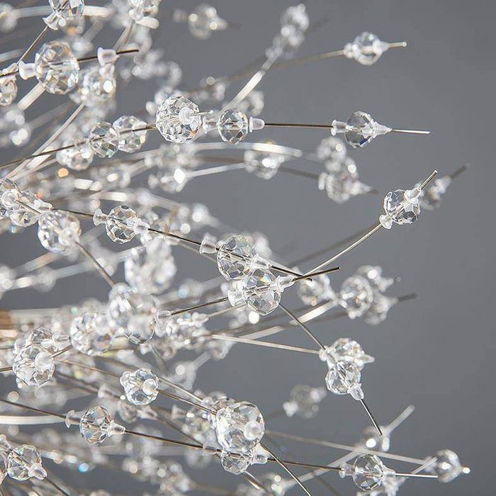 30" Crystal Dandelion Ceiling Light.