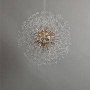 24" Crystal Dandelion Sphere Ceiling Light-DWHOME