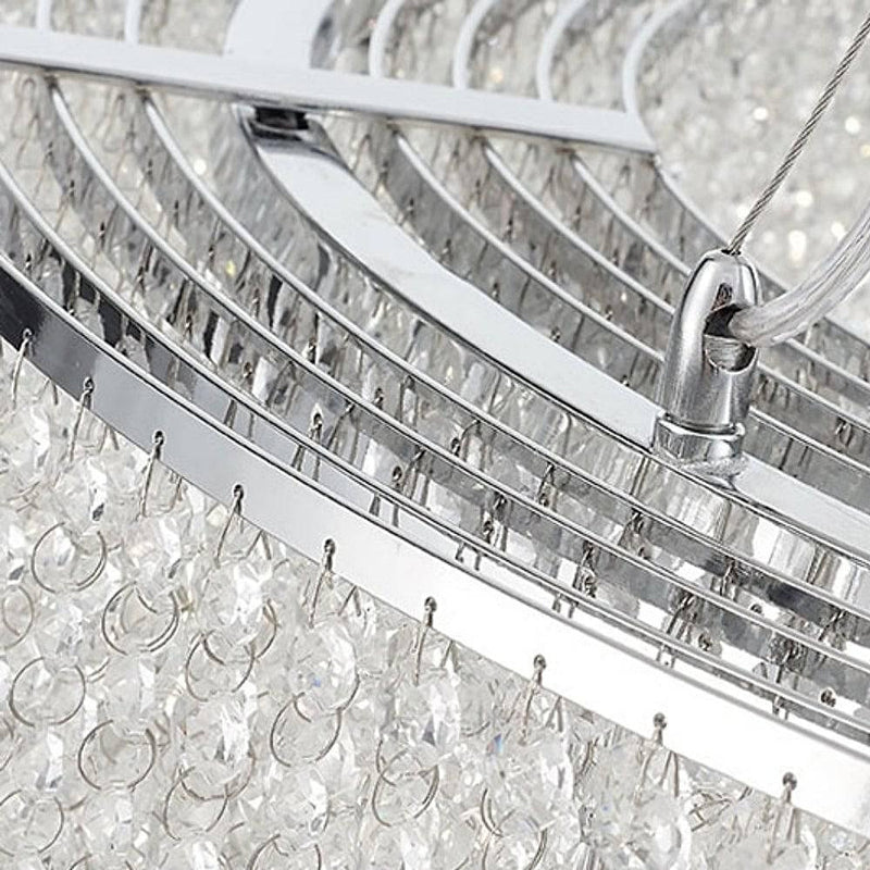 Chandelier Tambour Cristal Alleri - DWHOME