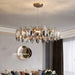 Lazzo Modern Crystal Chandelier.