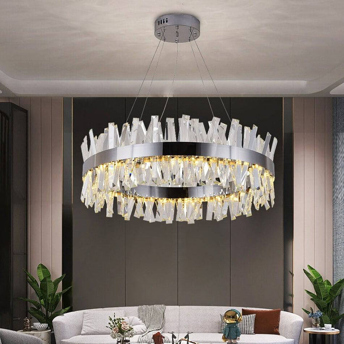 Calvi Crystal Modern Chandelier.