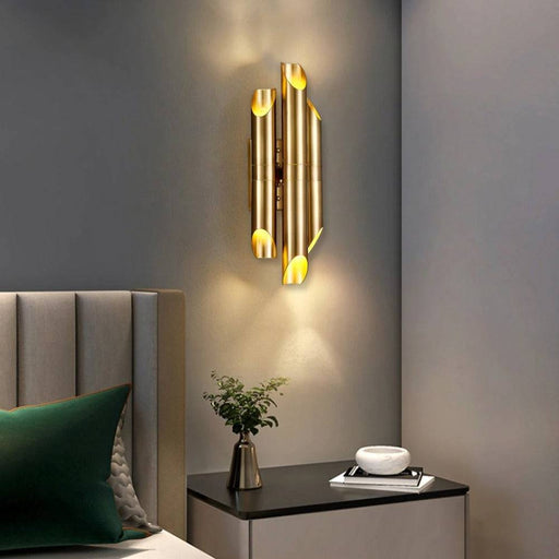 Atri Stainless Steel Wall Sconce.