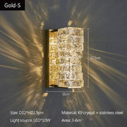 Bacci Crystal Wall Sconces-DWHOME