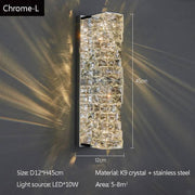 Bacci Crystal Wall Sconces-DWHOME