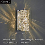 Bacci Crystal Wall Sconces-DWHOME