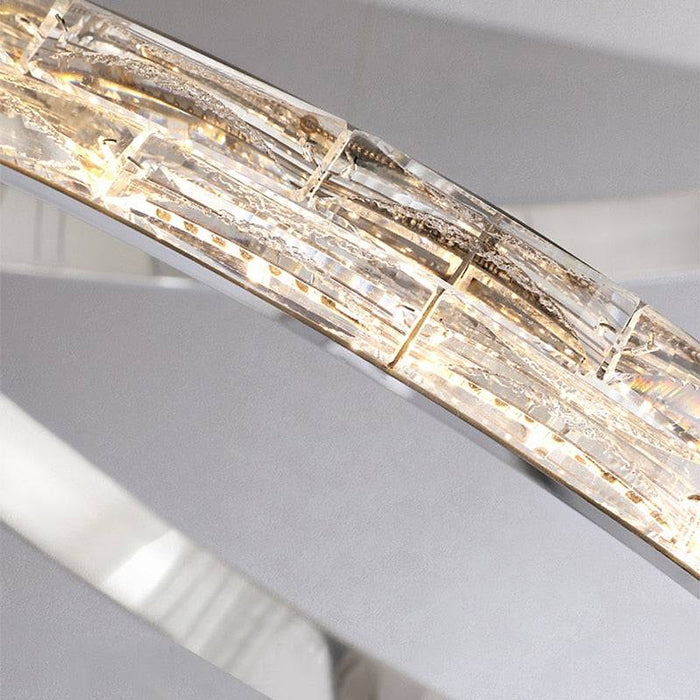 6-Tier Crystal Ring Modern Chandelier-DWHOME