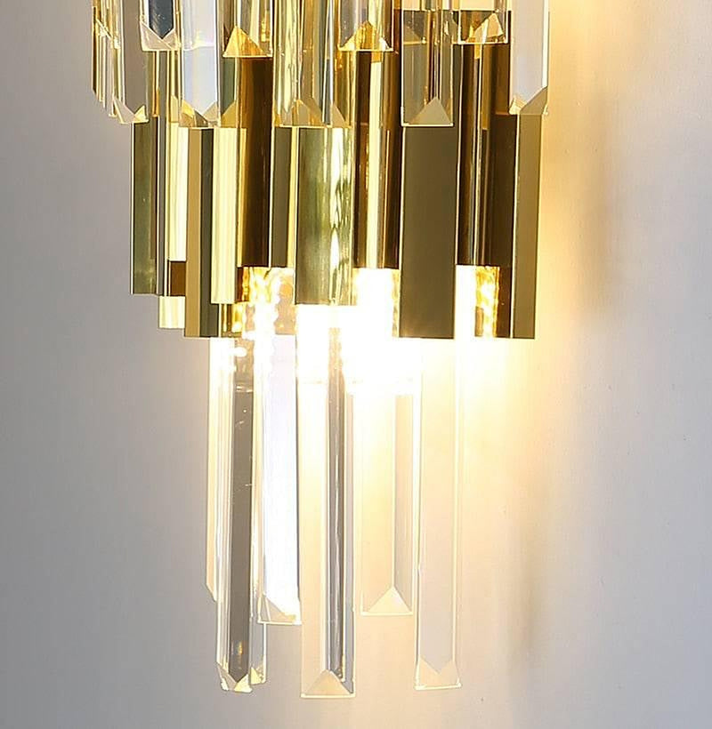 Gio 24" Crystal Wall Sconce-DWHOME