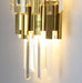 Gio 24" Crystal Wall Sconce.