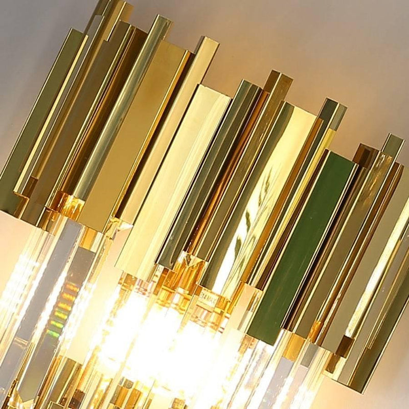 Gio 24" Crystal Wall Sconce-DWHOME