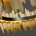 Nera Brushed Brass Modern Chandelier-DWHOME