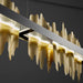 Nera Brushed Brass Dining Room Chandelier-DWHOME