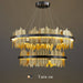 Nera 2-Tier Brushed Brass Modern Chandelier.