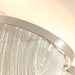 Cadena Chain Tassel Ceiling Light Fixture.