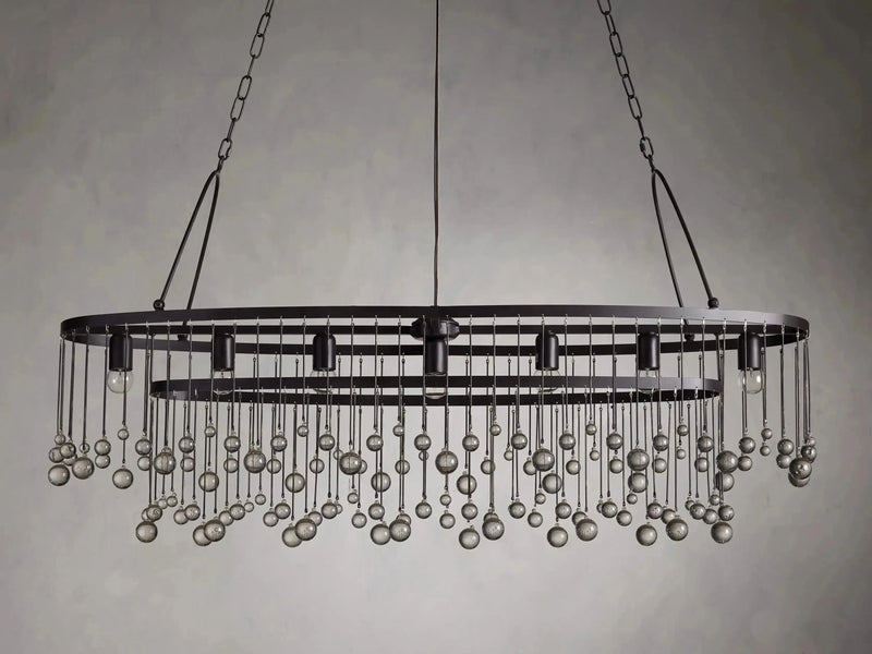 Aubrey Rectangular Chandelier 47''60''-DWHOME