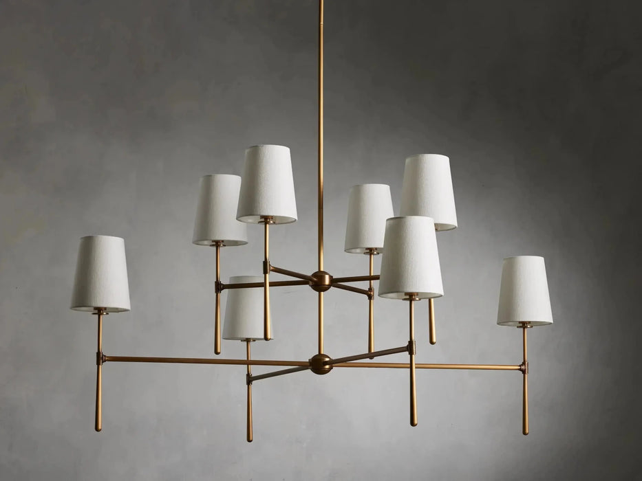 Rhodes 2-Tier Round Chandelier-DWHOME