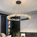 Bacci Crystal RingModern Chandelier-DWHOME
