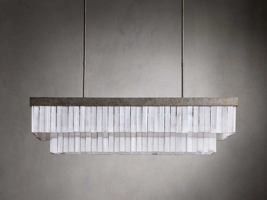 Cameron Rectangular Chandelier 49''59''-DWHOME