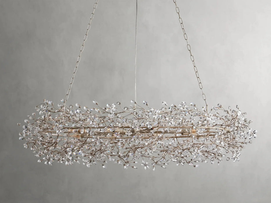 Fiore Oval Chandelier 62''74''-DWHOME
