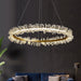 Capri Crystal Modern Chandelier.