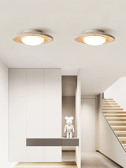 Luma Travertine Ceiling Light-DWHOME