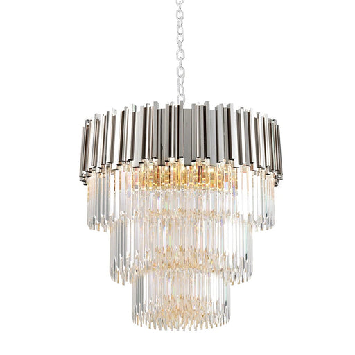 Gio Multi-Layer Crystal Chandelier.