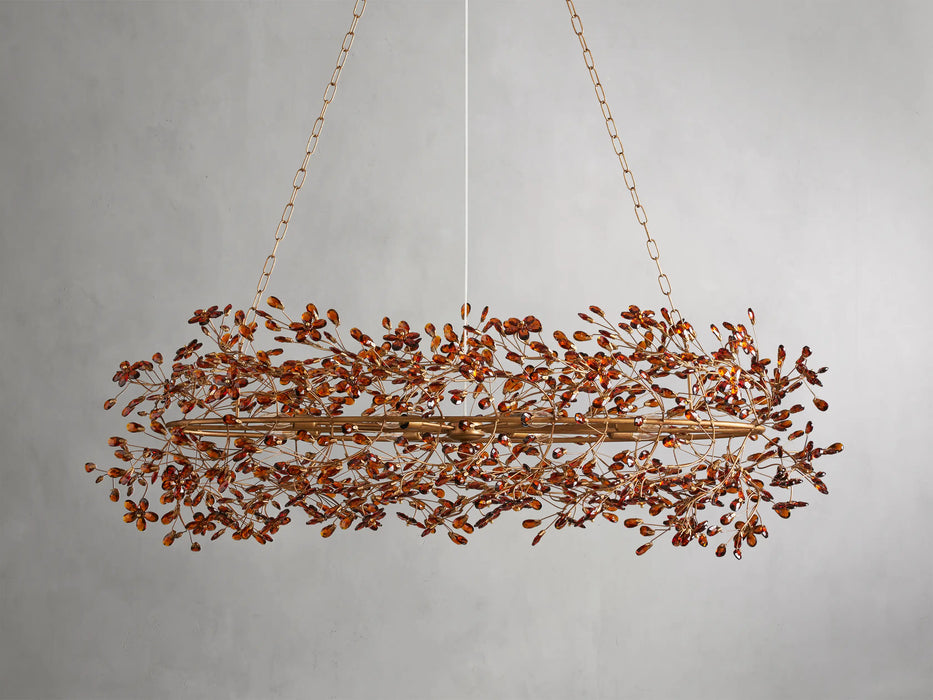Fiore Oval Chandelier 62''74''-DWHOME