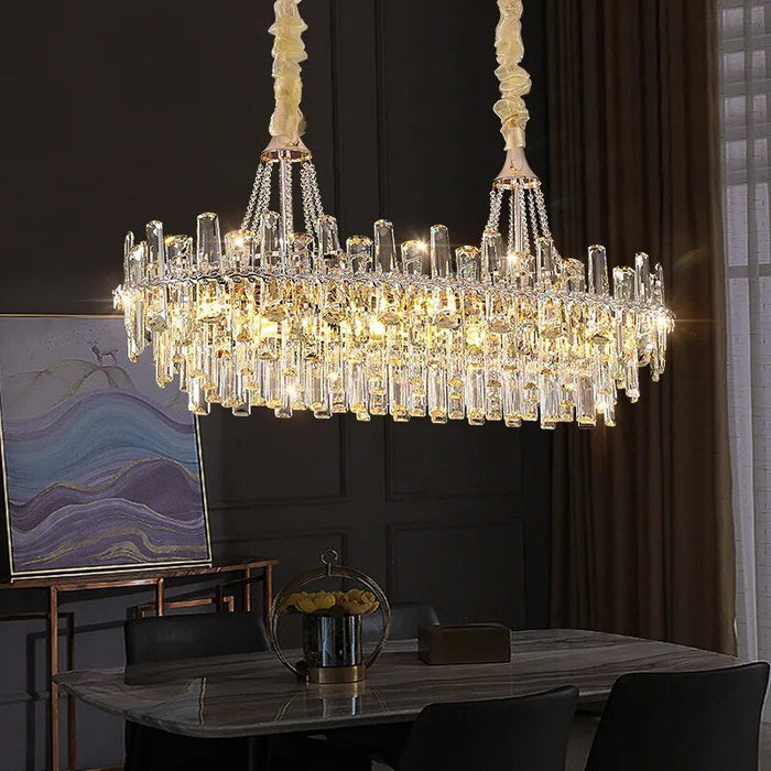 Gio Crystal Chandelier For Dining Room.