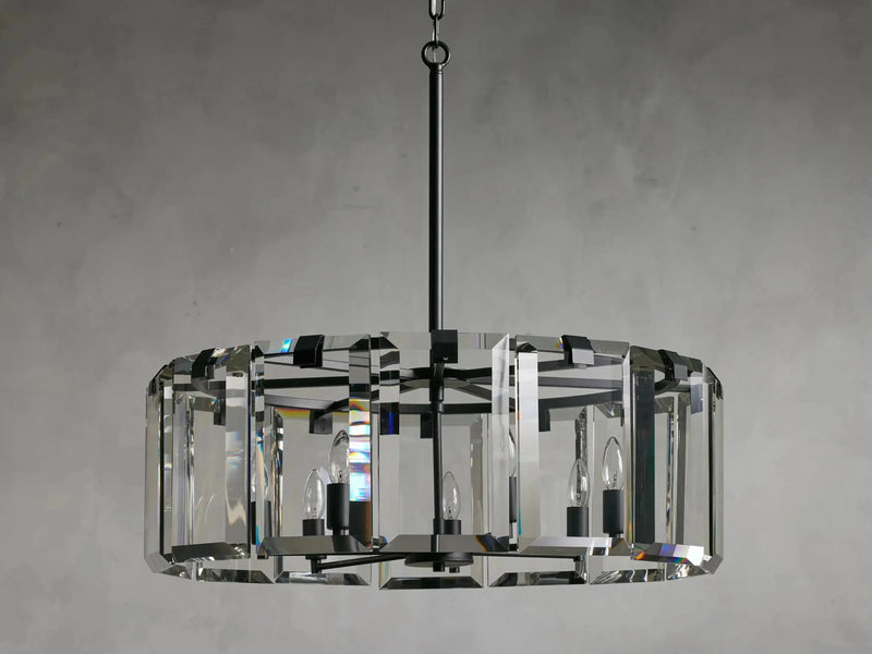 Amaya Round Chandelier 5/7 Light-DWHOME