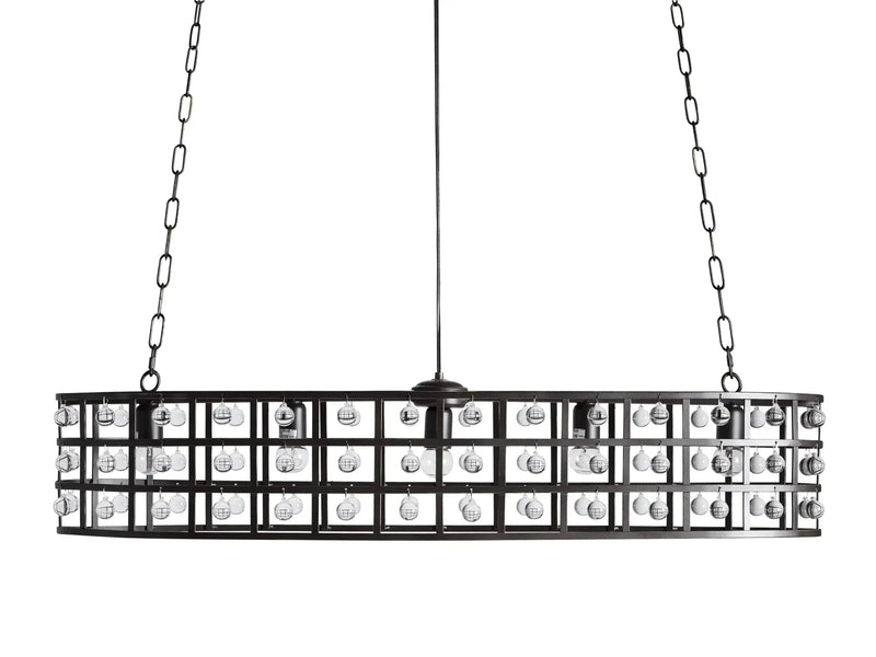 La Cage Oval Chandelier 5-Light-DWHOME