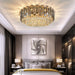 Venice Flush Mount Crystal Chandelier.