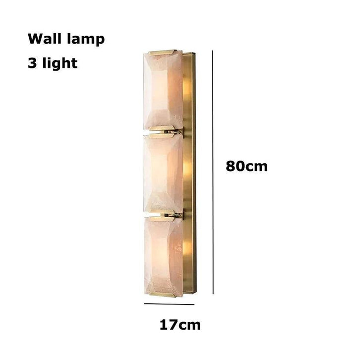 Villano Calcite Crystal Wall Sconce-DWHOME