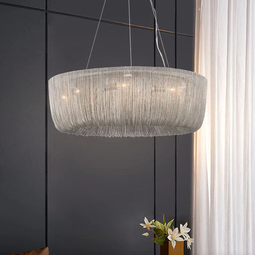 Cadena Chain Tassel Modern Chandelier.