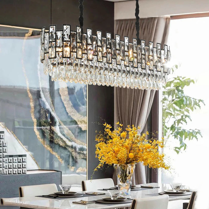 Molini Dining Room Crystal Chandelier.