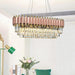 Gio 39" Rose Gold Dining Room Chandelier-DWHOME