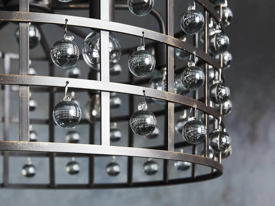 La Cage Round Chandelier 6/8/12 Light-DWHOME