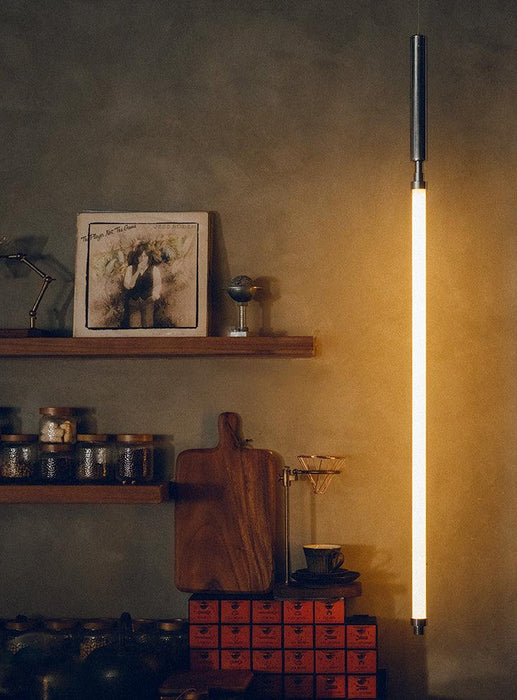 Solo Minimalist Strip Line Pendant Light.