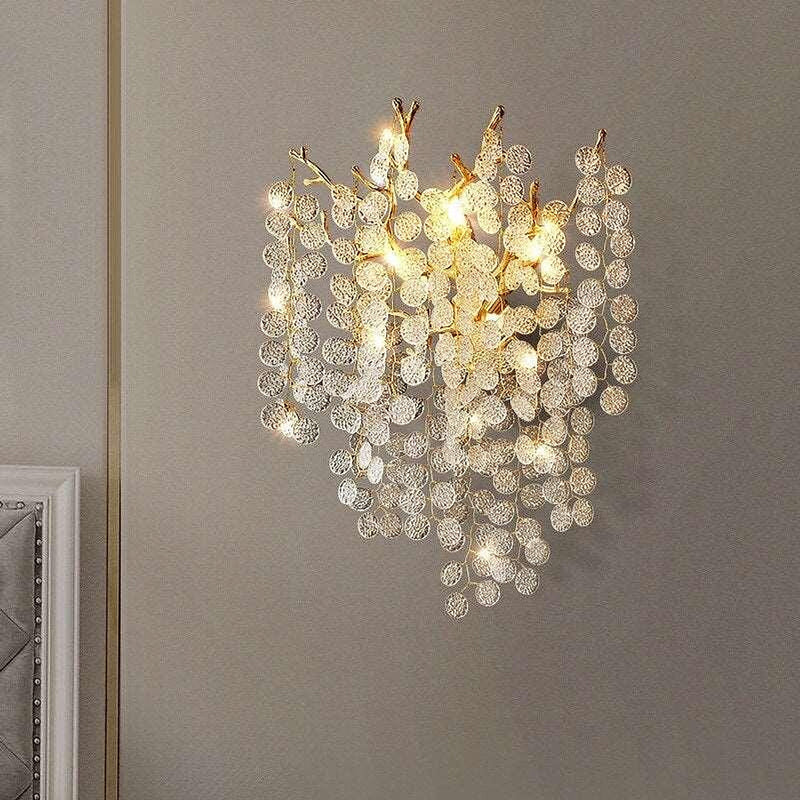 Albero Frost Crystal Wall Sconce-DWHOME