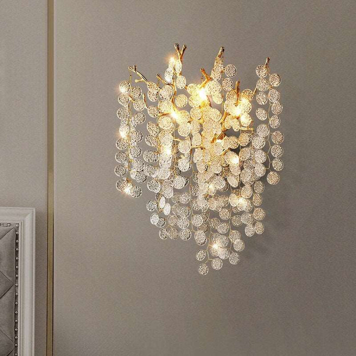 Albero Frost Crystal Wall Sconce.