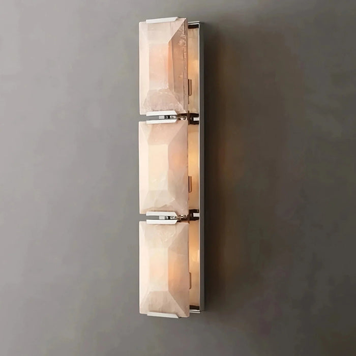 Villano Calcite Crystal Wall Sconce.