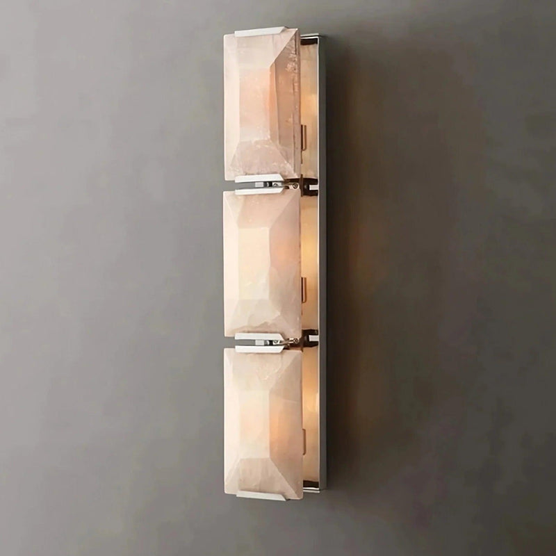 Villano Calcite Crystal Wall Sconce-DWHOME