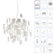 Chandelier en papier-DWHOME