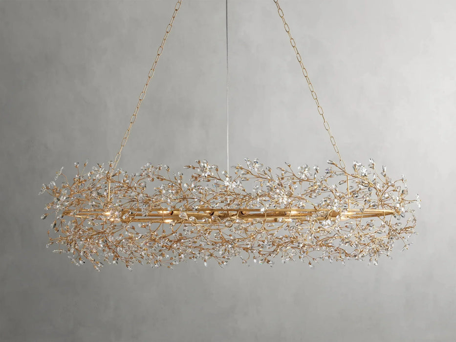 Fiore Oval Chandelier 62''74''-DWHOME
