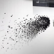 Charcoal Cascade Pixel Chandelier-DWHOME
