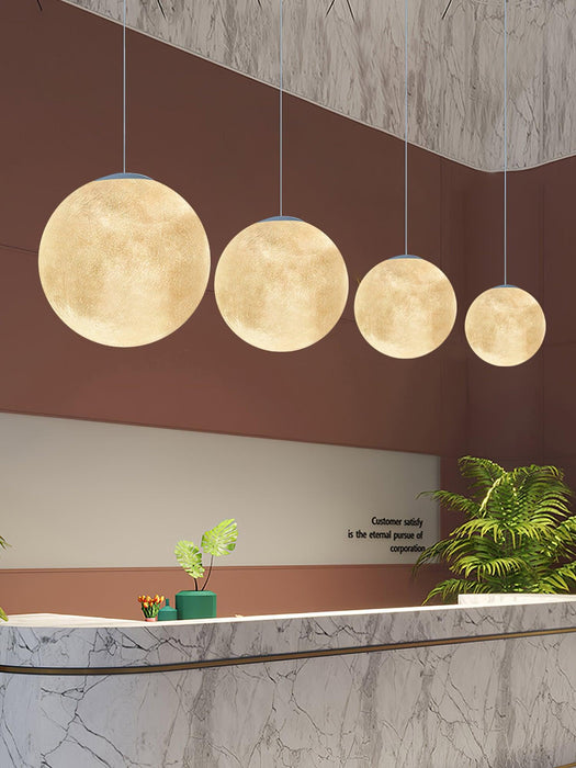 Planet Shape Pendant Lamp.